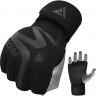 Перчатки тренировочные RDX Grappling Neoprene T15 L черный матовый