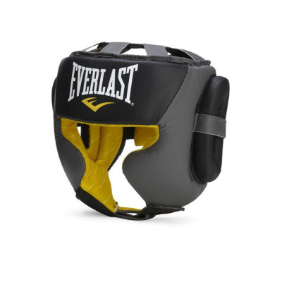 Шлем Everlast Sparring LXL черный, серый