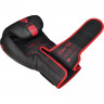 Перчатки тренировочные RDX F6 6oz черный, красный матовый Перчатки тренировочные RDX F6 6oz черный, красный матовый