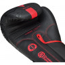 Перчатки тренировочные RDX F6 6oz черный, красный матовый Перчатки тренировочные RDX F6 6oz черный, красный матовый