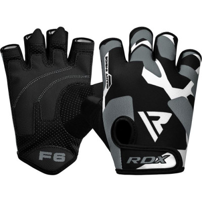 Перчатки для фитнеса RDX SUMBLIMATION F6 XL черный, серый