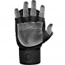 Перчатки тренировочные RDX Grappling Shooter F6 Plus S/M черный матовый