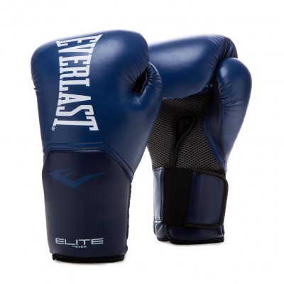 Перчатки тренировочные Everlast Elite ProStyle 12oz т.синие