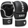 Перчатки тренировочные RDX Grappling Shooter F6 Plus S/M черный/белый матовый