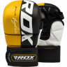 Перчатки тренировочные RDX Grappling T6 PLUS L желтый