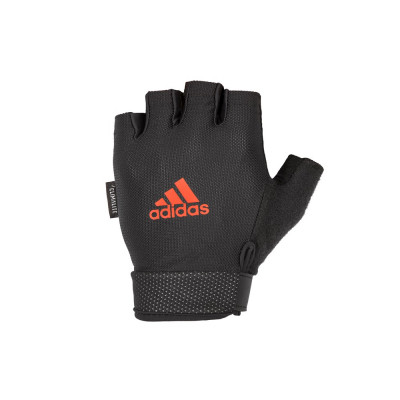 ADGB-12413 Перчатки для фитнеса Adidas (черный/красный), разм.S