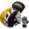 Перчатки тренировочные RDX Grappling T6 PLUS M желтый