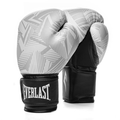 Перчатки тренировочные Everlast Spark 10oz белый,геометрия