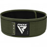 Пояс для тяжелой атлетики RDX Weight Lifting RX1 S, хаки