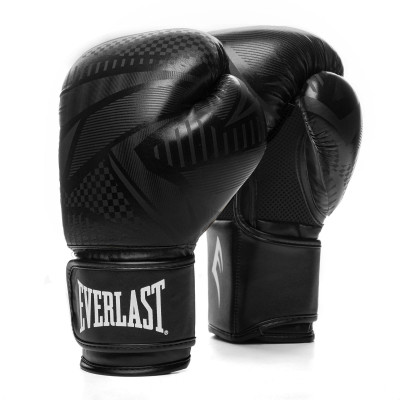 Перчатки тренировочные Everlast Spark 12oz черный,геометрия