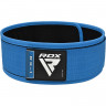 Пояс для тяжелой атлетики RDX Weight Lifting RX1 XL, синий