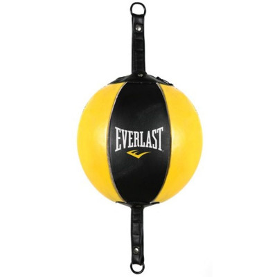 Груша на растяжках Everlast 22.5см черная/желтая