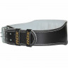 Пояс для тяжелой атлетики RDX 4" Leather XL черный/золотой