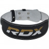Пояс для тяжелой атлетики RDX 4" Leather XL черный/золотой