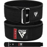Пояс для тяжелой атлетики RDX Weight Lifting RX1 XL, черный