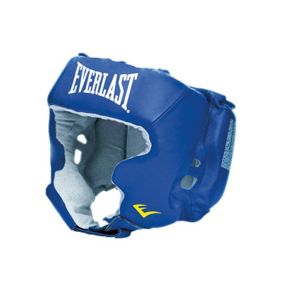 Шлем с защитой щек Everlast USA Boxing Cheek M синий