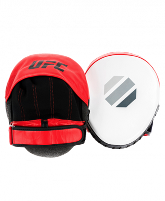 UFC PRO Лапы боксерские Micro Mitts Black/ Red