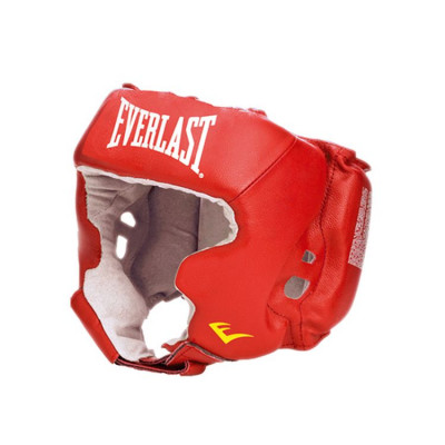Шлем с защитой щек Everlast USA Boxing Cheek L красный