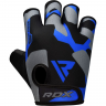 Фитнес перчатки RDX SUMBLIMATION F6 XL черный/синий Фитнес перчатки RDX SUMBLIMATION F6 XL черный/синий