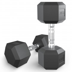 Гантель гексагональная UNIX Fit обрезиненная 12,5 кг, 1шт