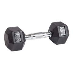 Гантели гексагональные обрезиненные Fitnessport 8 кг (2x4 кг)