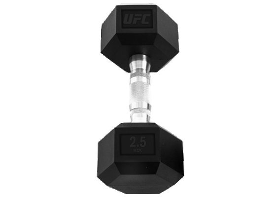 Гантель шестигранная UFC UHA-69823 2.5 кг