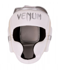 Шлем Venum Elite белый, серебристый