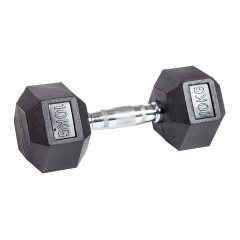Гантели гексагональные обрезиненные Fitnessport 20 кг (2x10 кг)