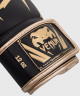 Боксерские перчатки Venum Elite 10oz черный, золотой