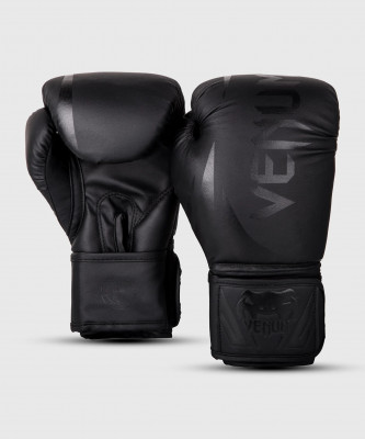 Боксерские перчатки детские Venum Challenger 2.0 8oz черный