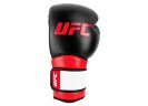 Перчатки UFC для работы на снарядах MMA 16 унций (Черно-красные)