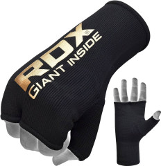 Быстрые боксерские бинты RDX, L, черный, золотой