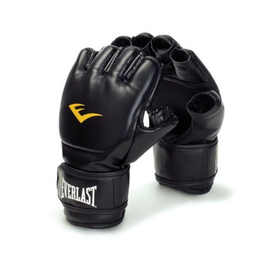 Перчатки Everlast Martial Arts Grappling PU S/M черные