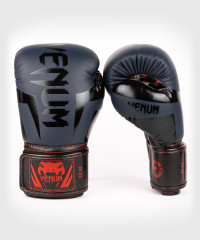 Боксерские перчатки Venum Elite 12oz синий, черный, красный