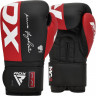 Боксерские перчатки RDX F4 12oz красный/черный
