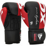 Боксерские перчатки RDX F4 12oz красный/черный