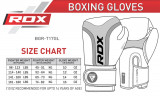 Боксерские перчатки RDX AURA PLUS T-17, 10oz, черный, золотой