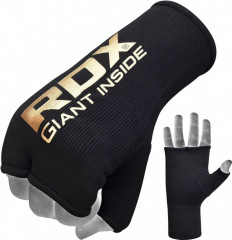 Быстрые боксерские бинты RDX, XL, черный, золотой