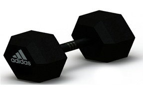 Гантель гексагональная Adidas ADWT-10343, 10 кг