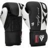 Боксерские перчатки RDX F4 16oz черный/белый Боксерские перчатки RDX F4 16oz черный/белый