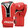Боксерские перчатки RDX AURA PLUS T-17, 16oz, красный, черный