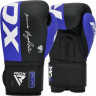 Боксерские перчатки RDX F4 16oz синий/черный