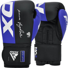 Боксерские перчатки RDX F4 16oz синий/черный