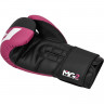 Боксерские перчатки RDX F4 8oz розовый/черный