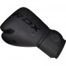 Боксерские перчатки RDX F6 10oz черный матовый