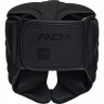 Боксерский шлем RDX T15 L черный матовый