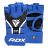 Перчатки для MMA RDX GRAPPLING AURA PLUS T-17, р. M синий, черный Перчатки для MMA RDX GRAPPLING AURA PLUS T-17, р. M синий, черный