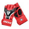Перчатки для MMA RDX GRAPPLING AURA PLUS T-17, р. S красный, черный Перчатки для MMA RDX GRAPPLING AURA PLUS T-17, р. S красный, черный
