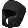 Боксерский шлем RDX T15 XL черный матовый