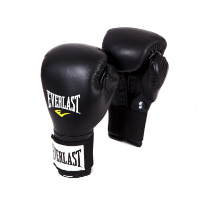 Перчатки тренировочные на липучке Everlast  10oz черные